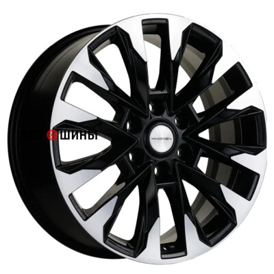 Khomen Wheels KHW2010 (Chevrolet Tahoe) 8x20/6x139.7 ET28 D78.1 Black-FP