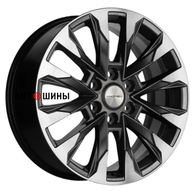 Khomen Wheels KHW2010 (LC 300 Tuning) 8x20/6x139.7 ET45 D95.1 Black-FP