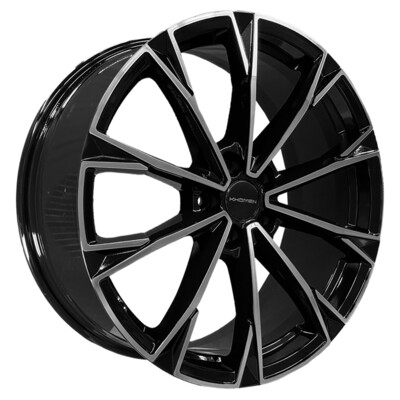 Khomen Wheels KHW2018 (Geely Monjaro/Tugella) 8x20/5x108 ET46 D63.4 Black-FP