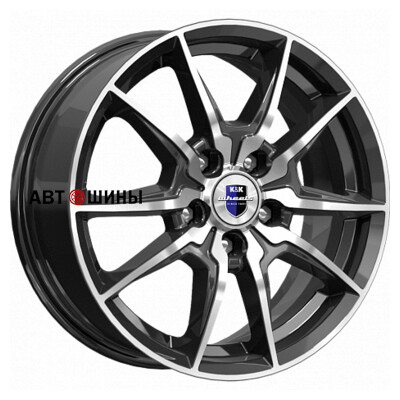 КиК Адамар (КС886) 6.5x16/5x100 ET48 D56.1 Алмаз черный КиК Адамар (КС886) 6.5x16/5x100 ET48 D56.1 Алмаз черный