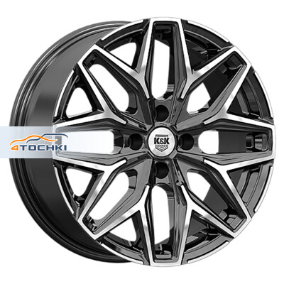 КиК Ариус (КС1187) 7x17/5x108 ET33 D60.1 Алмаз черный