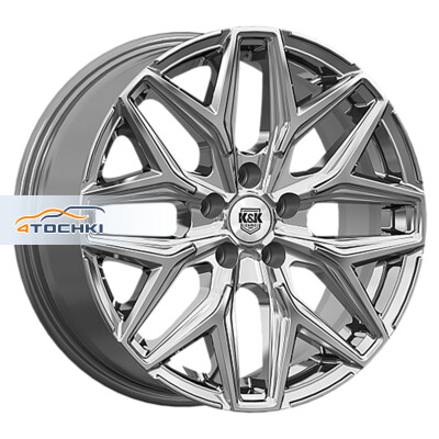 КиК Ариус (КС1187) 7x17/5x108 ET40 D54.1 Дарк платинум