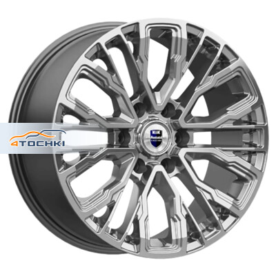 КиК Кортес (КС1102) 8.5x19/6x139.7 ET30 D106.1 Дарк платинум