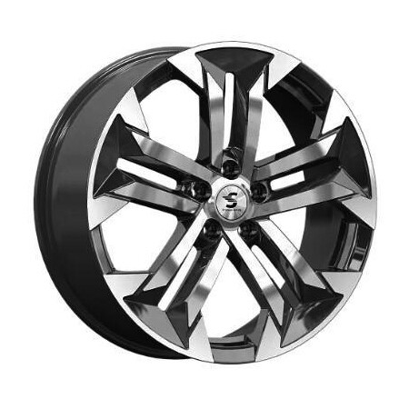 КиК КР015 (EXEED) DIAMOND QUARTZ 7.5x19/5x108 ET36 D65.1 Серый глянцевый с полированной лицевой частью