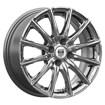 КиК Сандал (КС1199) 6x15/4x100 ET50 D60.1 Дарк платинум