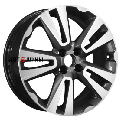 КиК Старкад (Vesta) (КС748) 6.5x17/4x100 ET43 D60.15 Алмаз антрацит