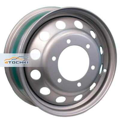 Kronprinz Ford Transit Dual 6x16/6x180 ET109.5 D138.8 Silver