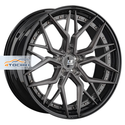 LS Forged LS FG35 10.5x21/5x112 ET43 D66.6 ALBRSD-GM/BK LS Forged LS FG35 10.5x21/5x112 ET43 D66.6 ALBRSD-GM/BK