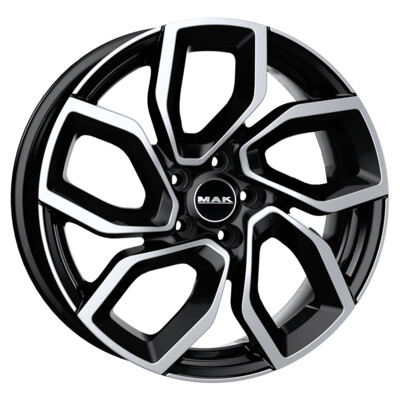 MAK Apollo 7.5x18/5x108 ET45 D65.1 Black mirror