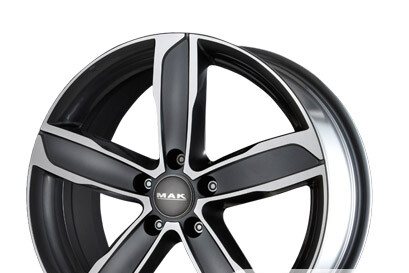 MAK Stadt 8x18/5x112 ET50 D57.1 Gunmetal Mirror Face