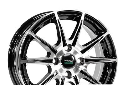 Megami MGM-13 6x14/5x100 ET35 D57.1 BKF Megami MGM-13 6x14/5x100 ET35 D57.1 BKF