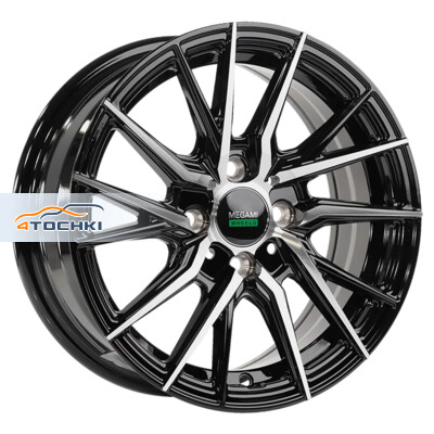 Megami MGM-26 6x14/4x100 ET35 D73.1 BKF Megami MGM-26 6x14/4x100 ET35 D73.1 BKF
