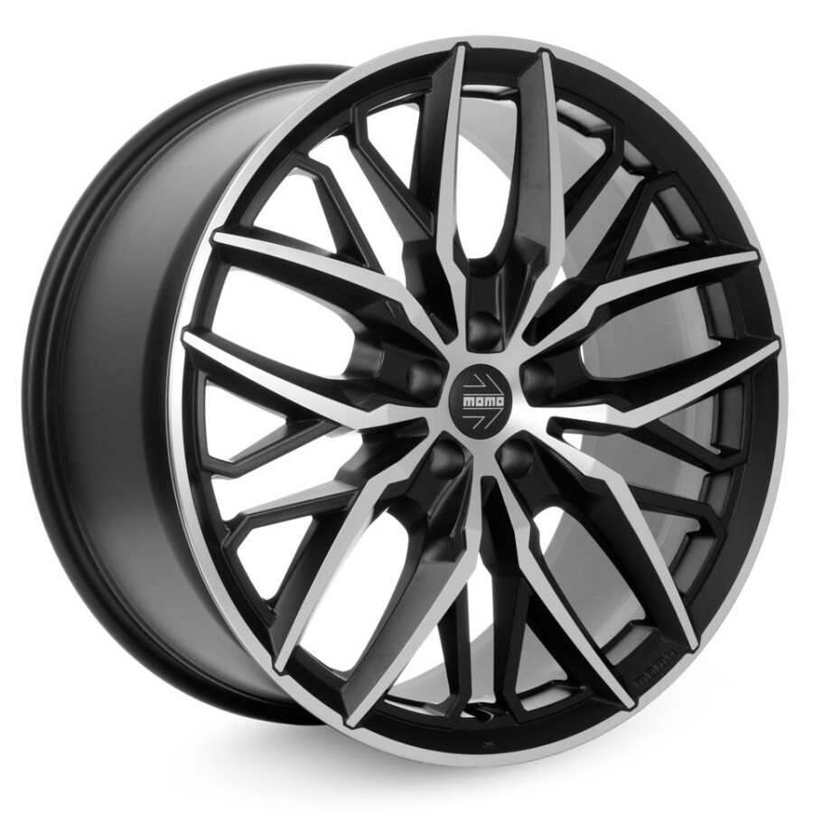 MOMO SUV SPIDER 10x21/5x112 ET25 D66 Matt Black-Polished