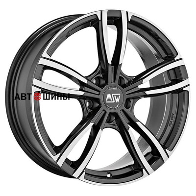 MSW 73 7.5x17/5x112 ET35 D73 Gloss Dark Grey Full Polished