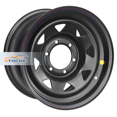 Off-Road Wheels Тойота/Ниссан/L200 2005+ (треуг. мелкий) 8x16/6x139.7 ET30 D110 Черный Off-Road Wheels Тойота/Ниссан/L200 2005+ (треуг. мелкий) 8x16/6x139.7 ET30 D110 Черный