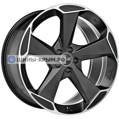 OZ Aspen HLT 10x21/5x112 ET52 D79 Matt Black + Diamond Cut