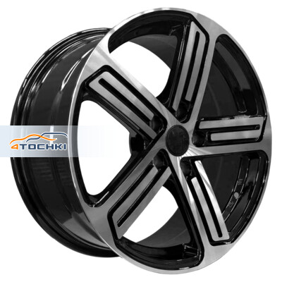 PDW 5127 7.5x17/5x112 ET40 D57.1 Gloss Black Machine Face