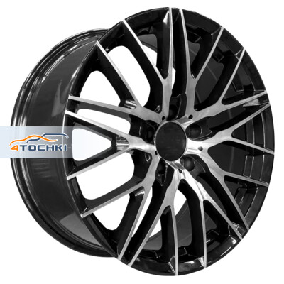 PDW 5411 8x18/5x112 ET40 D66.5 Gloss Black Machine Face