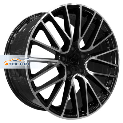 PDW 5413 11x21/5x130 ET58 D71.5 Gloss Black Machine Face