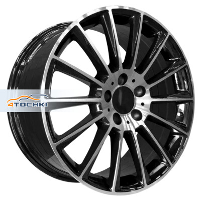PDW 5459 8x18/5x112 ET35 D66.56 Gloss Black Machine Face