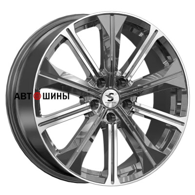 Premium Series КР013 (Tiggo 7 Pro) 7x19/5x108 ET33 D60.1 Diamond Gloss Graphite