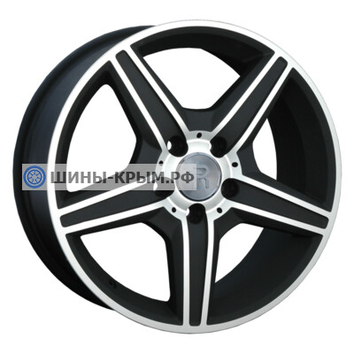 REPLAY MR64 MBF 7.5x17/5x112 ET47 D66.6 Черный матовый с полированной лицевой частью REPLAY MR64 MBF 7.5x17/5x112 ET47 D66.6 Черный матовый с полированной лицевой частью
