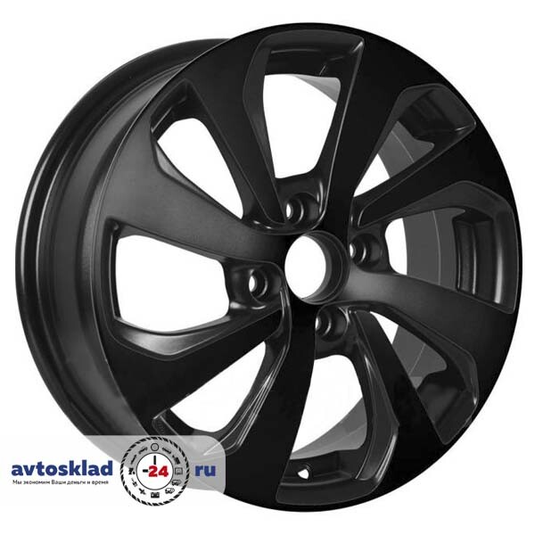 RST R005 6x15/4x100 ET46 D54.1 Черный матовый
