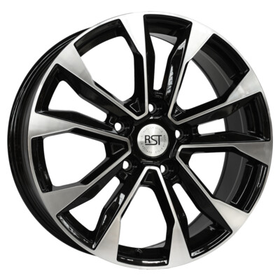 RST R2107FF (Toyota Land Cruiser 200 Series Facelift [2015 .. 2023]) 8.5x21/5x150 ET54 D110.1 Black-FP