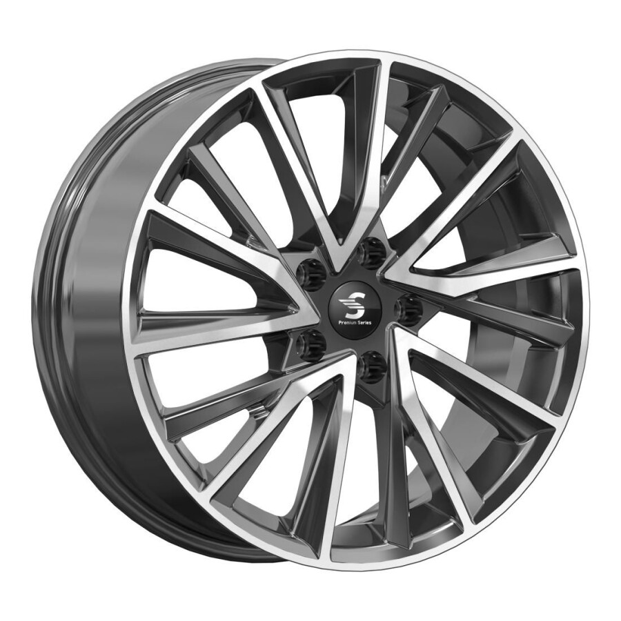 СКАД Premium КР010 (18_Audi A4) 7x18/5x112 ET39 D66 Diamond gloss graphite