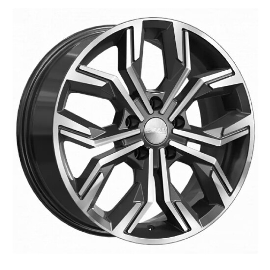 Скад SKAD АМИАТА АЛМАЗ 7x17/5x108 ET45 D60.1 Черный глянцевый с полированной лицевой частью