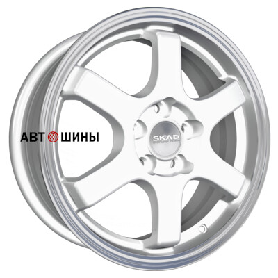 СКАД Киото (КЛ249) 6x15/4x100 ET40 D60.1 Алмаз белый