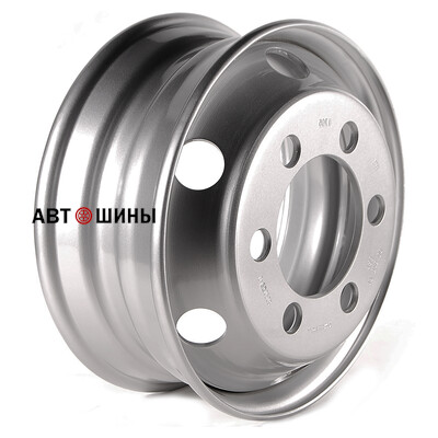 SRW 6/222/164/145 6.75x19.5/6x222.25 ET145 D164 Silver SRW 6/222/164/145 6.75x19.5/6x222.25 ET145 D164 Silver