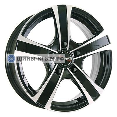 TECH LINE 539 BD 6x15/5x114.3 ET38 D67.1 Черный с полированной лицевой частью