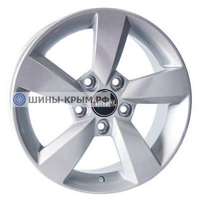 Tech Line 543 6x15/5x100 ET40 D57.1 Silver