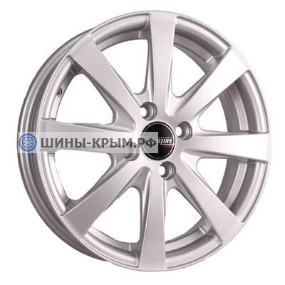 Tech Line 634 6x16/4x100 ET37 D60.1 Silver