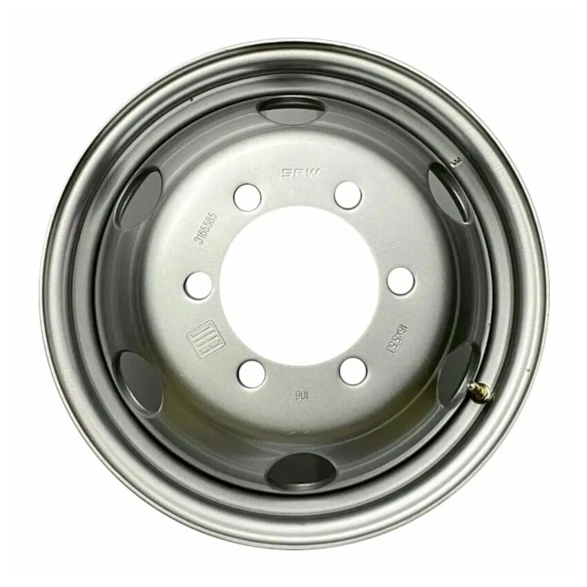TOPU (SRW) TOPU (SRW) с вентилем 1500кг Газель 5.5x16/6x170 ET106 D130 SILVER TOPU (SRW) TOPU (SRW) с вентилем 1500кг Газель 5.5x16/6x170 ET106 D130 SILVER