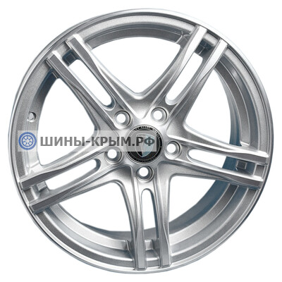 Venti 1505 6x15/5x100 ET38 D57.1 Silver