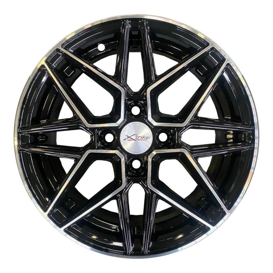 Xtrike X-148 6x15/4x100 ET46 D60 BK/FP